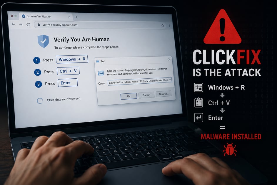 IT Support NYC - ClickFix Attack