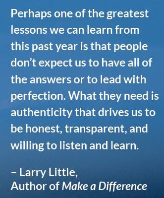 Larry Little Quote March 2021